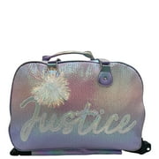 Justice Girl 20"Wide Rolling Duffle Carry-On Bag ia Purple