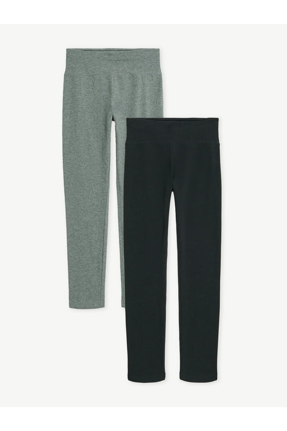 Girl's 2pk Leggings, Sizes XS-XL & Plus