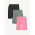 thumbnail image 1 of Justice Girl's 3pk Bike Shorts, Sizes XS-XL & Plus, 1 of 10