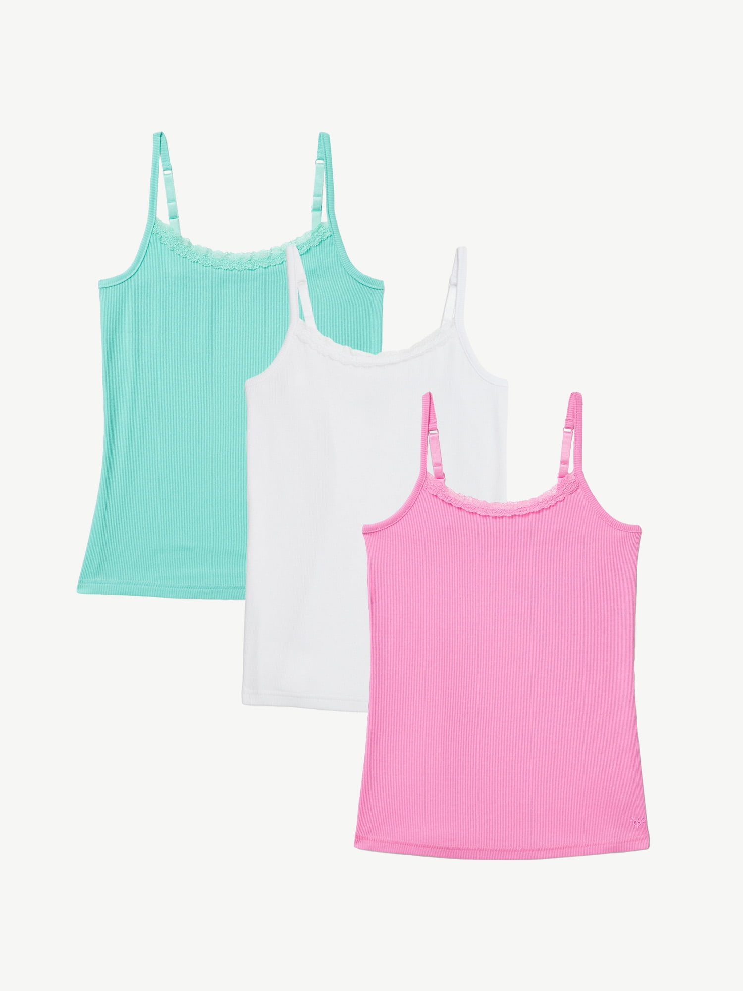 Justice Girl's 3pk Lace Cami, Sizes XS-XL & Plus - Walmart.com Justice Girl's 3pk Lace Cami, Sizes XS-XL & Plus - Walmart.com