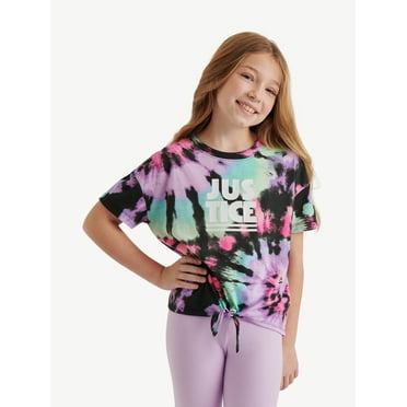 Justice Girl's 645 Short Sleeve Graphic T-Shirt, Sizes XS-XL & Plus