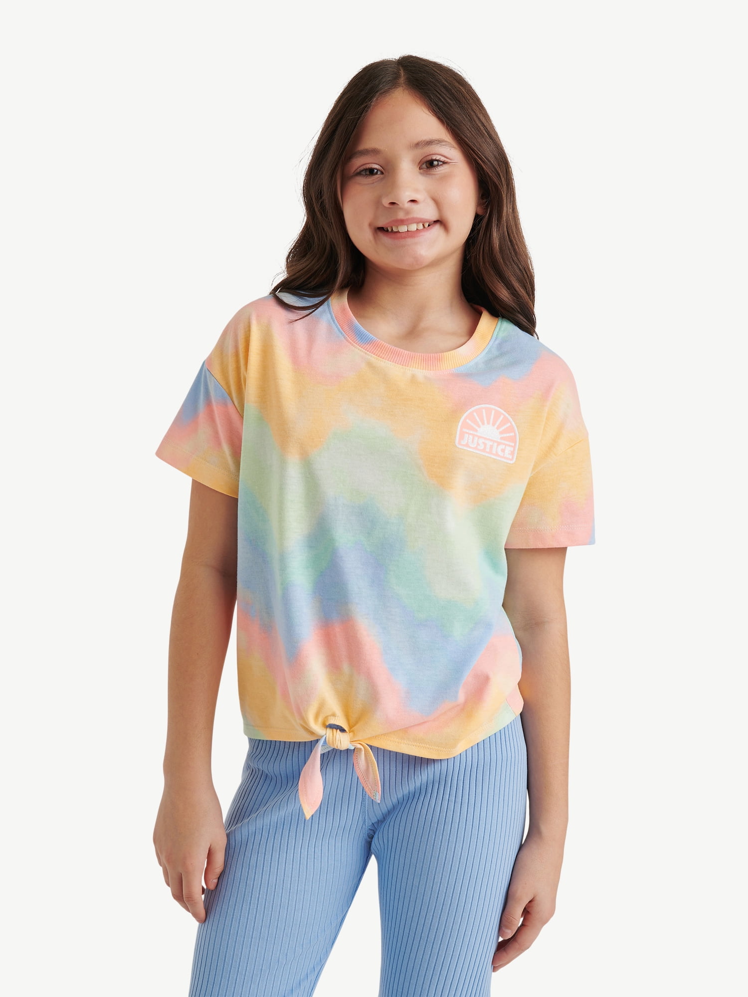 Justice Girl's 645 Short Sleeve Graphic T-Shirt, Sizes XS-XL & Plus