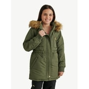 JUSTICE Girl's Canvas Parka, Sizes XS - XL