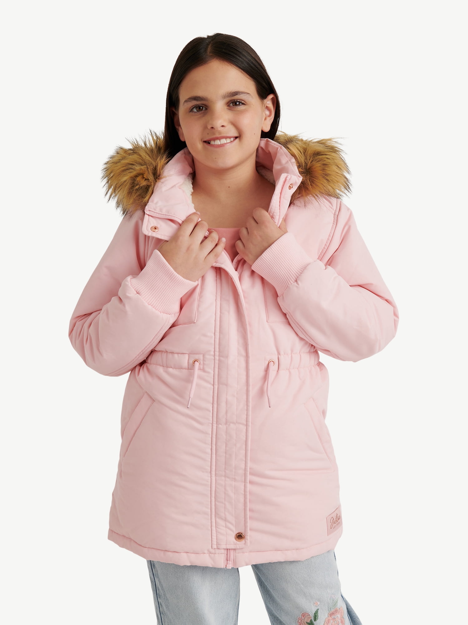Justice Girl's Canvas Parka, Sizes XS - XL