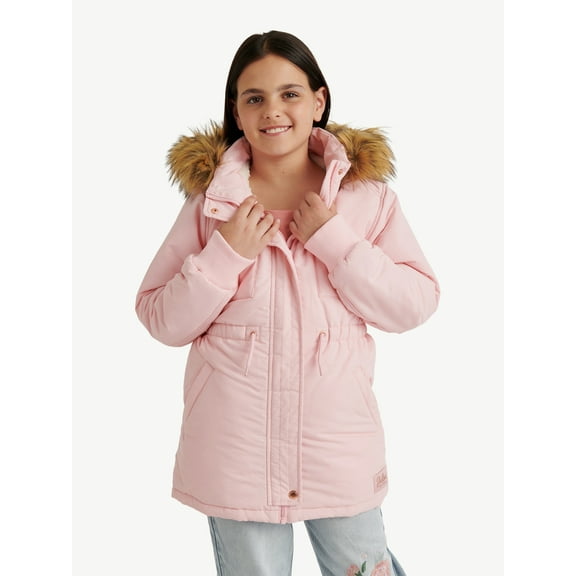 Justice Girl's Canvas Parka, Sizes XS - XL