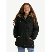 JUSTICE Girl's Canvas Parka, Sizes XS - XL
