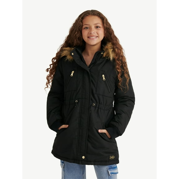 Justice Girl's Canvas Parka, Sizes XS - XL