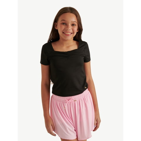 Girl's Cinch Front Top, Sizes XS - XLP