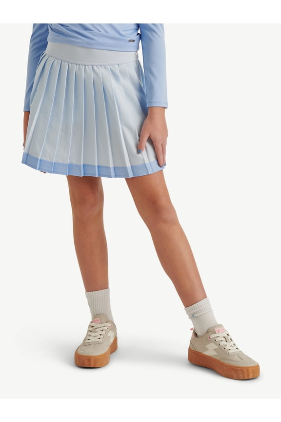 Girl's Colorblock Pleated Active Skirt, Sizes XS - XLP