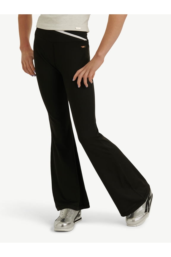 Girl's Crossover Waistband Flare Pant, Sizes XS - XLP