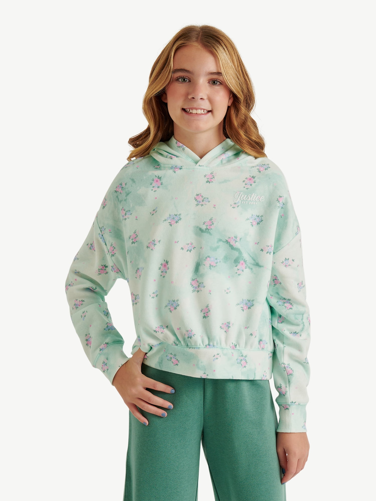 Justice Girl's Fleece Hoodie, Sizes XS - XLP