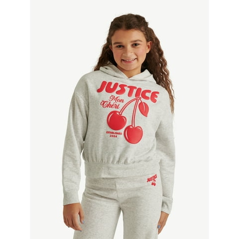 Girl's Fleece Hoodie, Sizes XS - XLP
