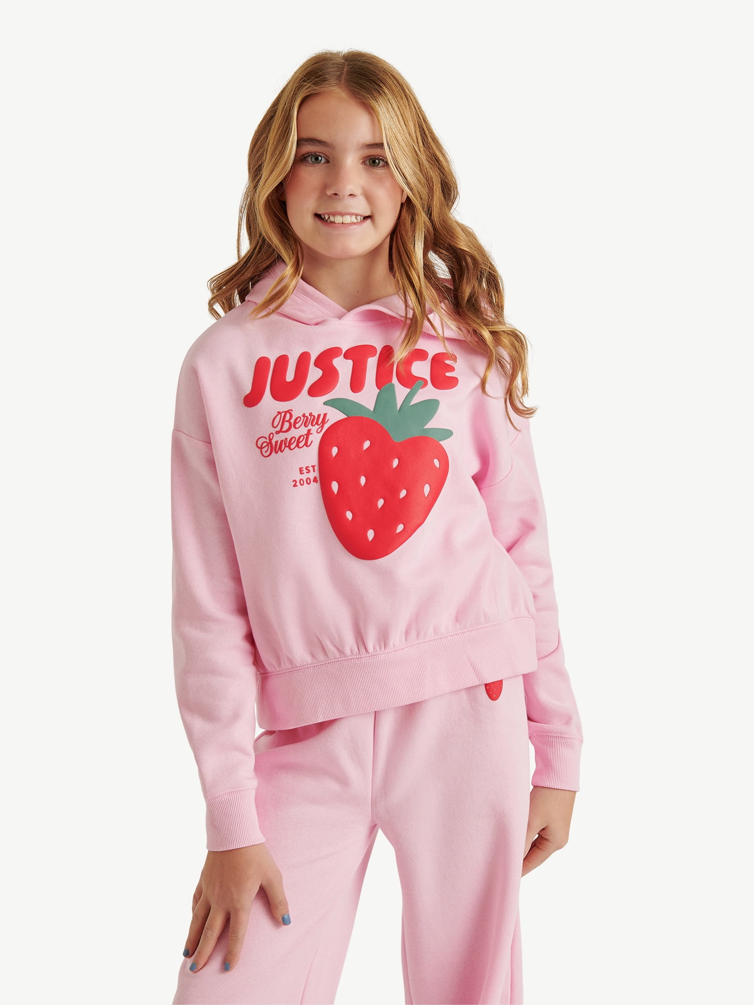 Justice Girl's Fleece Hoodie, Sizes XS - XLP