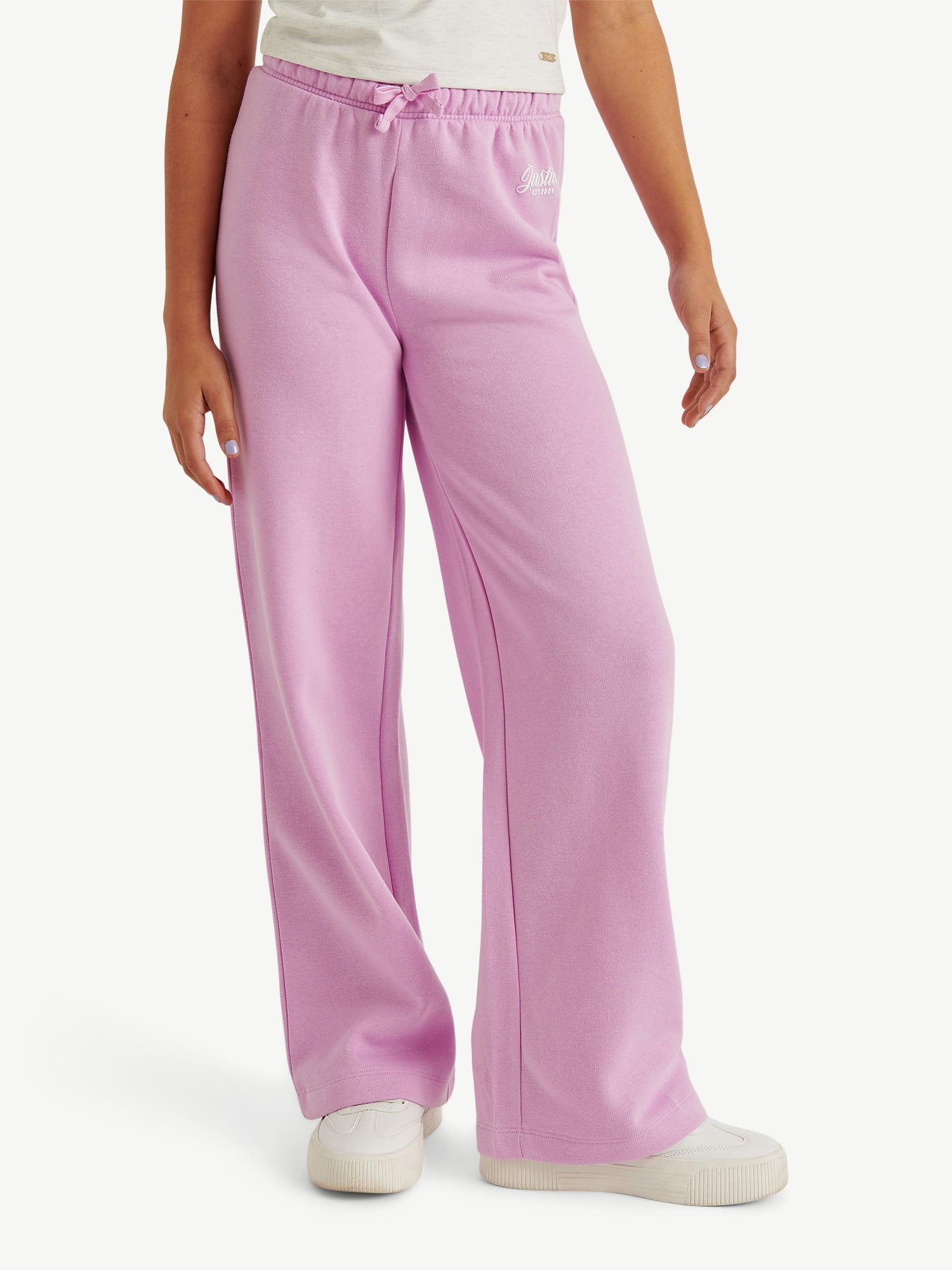 Justice Girl's Fleece Wide Leg Pant, Sizes XS - XLP
