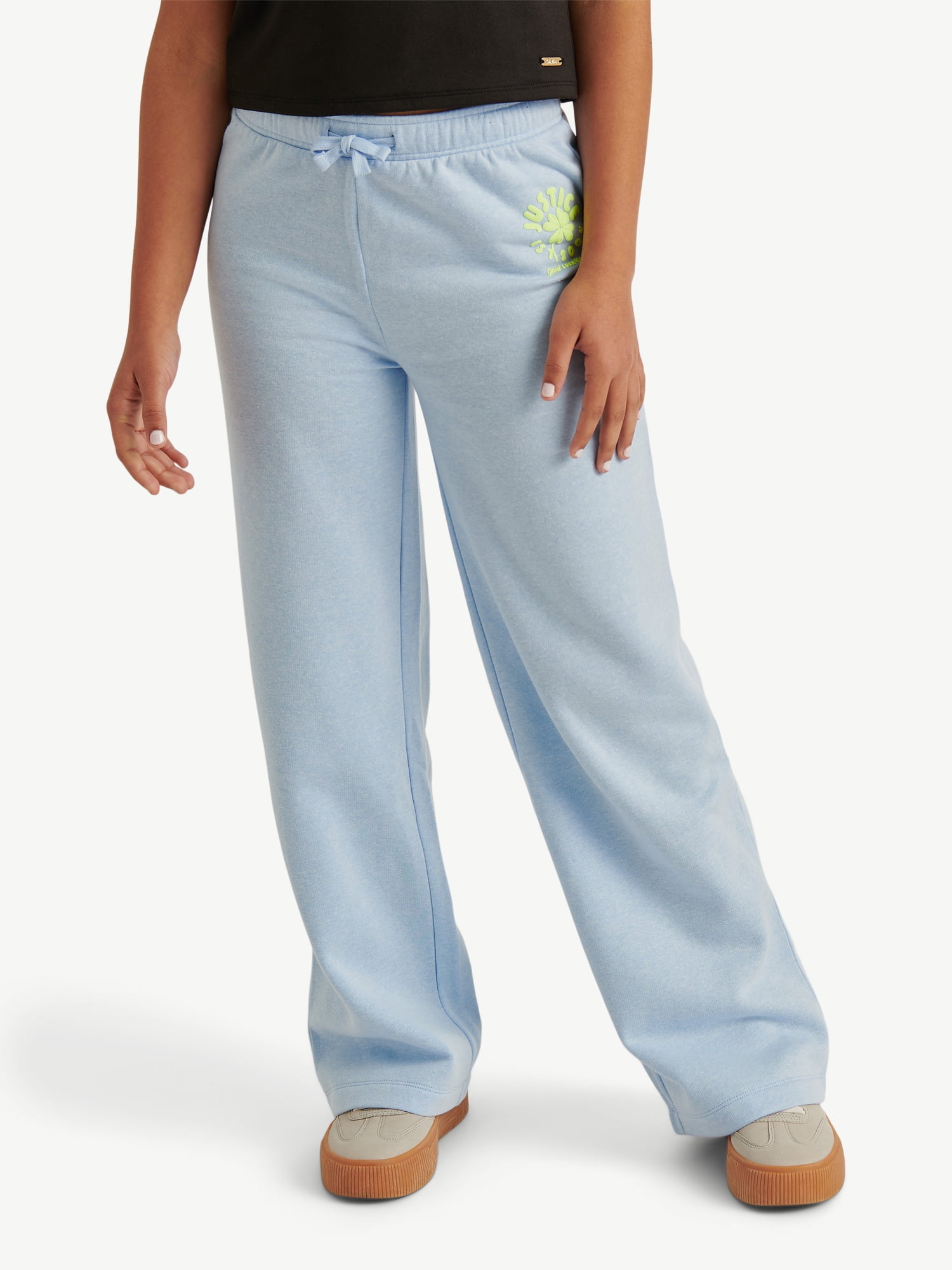 Justice Girl's Fleece Wide Leg Pant, Sizes XS - XLP
