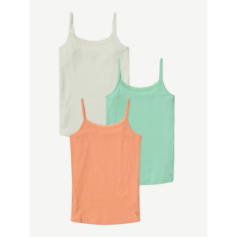 Justice Girl's Everyday Cami Tank Top Set, 3-Pack, Sizes XS-XLP