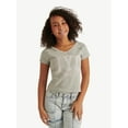 thumbnail image 1 of Justice Girl's Lace Trim Graphic Tee, Sizes XS - XLP, 1 of 6