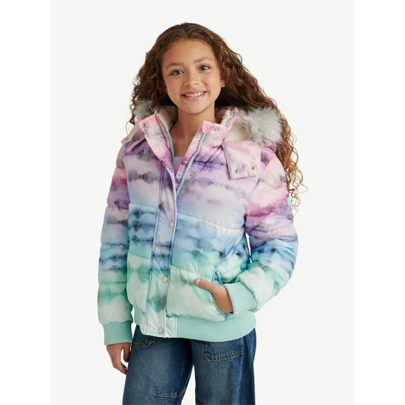 Justice Girl's Matte Puffer Bomber, Sizes XS - XL