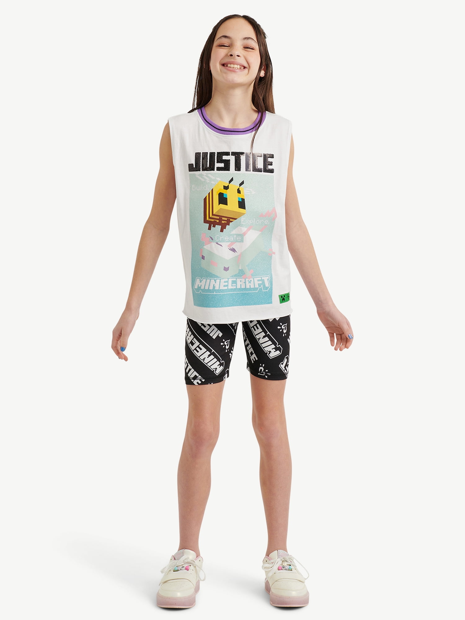 Clothes Justice Biker Shorts Justice X Jelly Belly Girls Size L 12