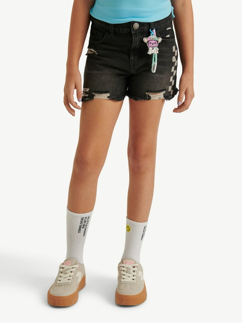 Justice Girl's NASCAR X Justice Collab Denim Short, Sizes XS - XLP