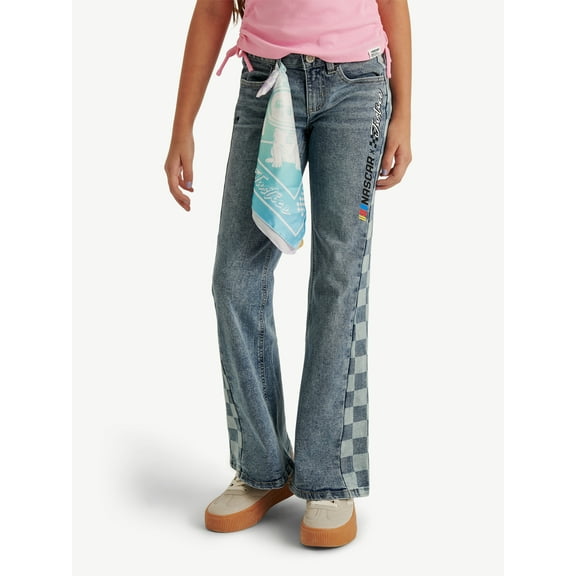 Justice Girl's NASCAR X Justice Collab Jean, Sizes 6-18, Slim & Plus