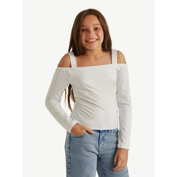 Justice Girl's Off the Shoulder Top, Sizes XS - XL