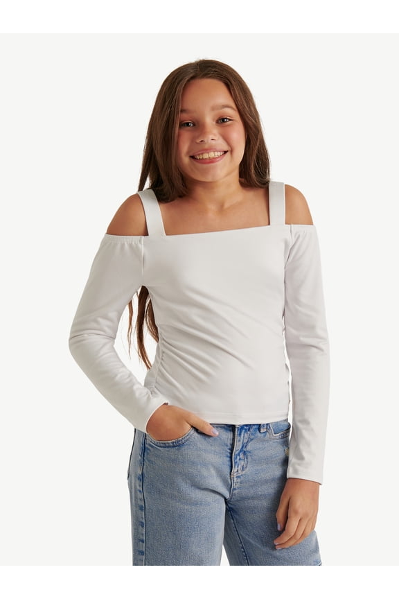 Girl's Off the Shoulder Top, Sizes XS - XL