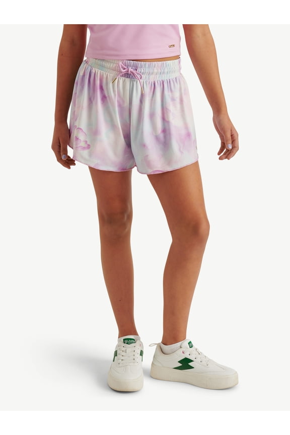 Girl's Printed Flutter Short, Sizes XS - XLP