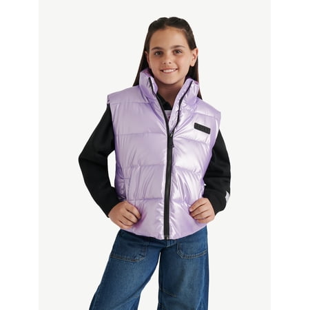 Justice Girl's Puffer Vest, Sizes XS - XL
