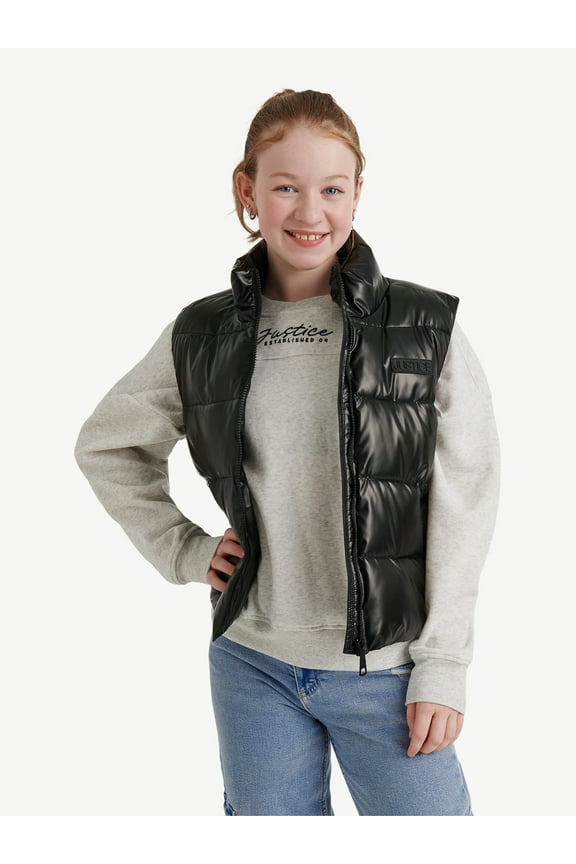 Girl's Puffer Vest, Sizes XS - XL
