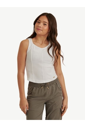 Girl's Rib Tank, Sizes XS - XLP