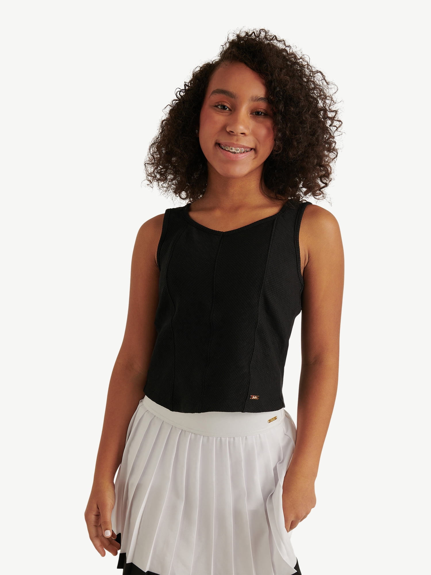Justice Girl's Rib Tank, Sizes XS - XLP