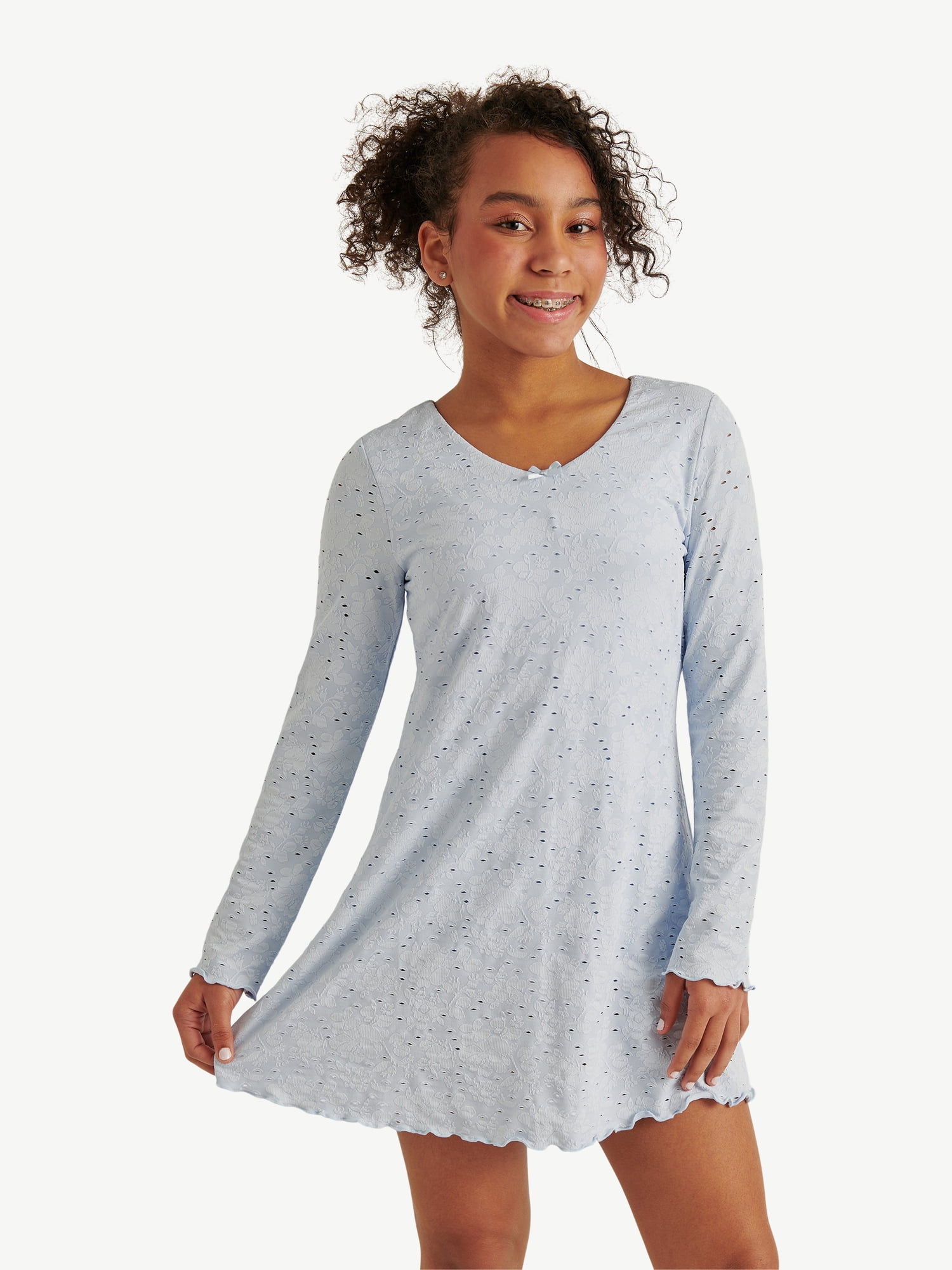 light grey skater dress Justice Girl's Skater Dress, Sizes XS