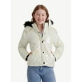 thumbnail image 1 of Justice Girl's Star Puffer Bomber, Sizes XS - XL, 1 of 5