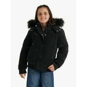 JUSTICE Girl's Velvet Puffer Bomber, Sizes XS - XL
