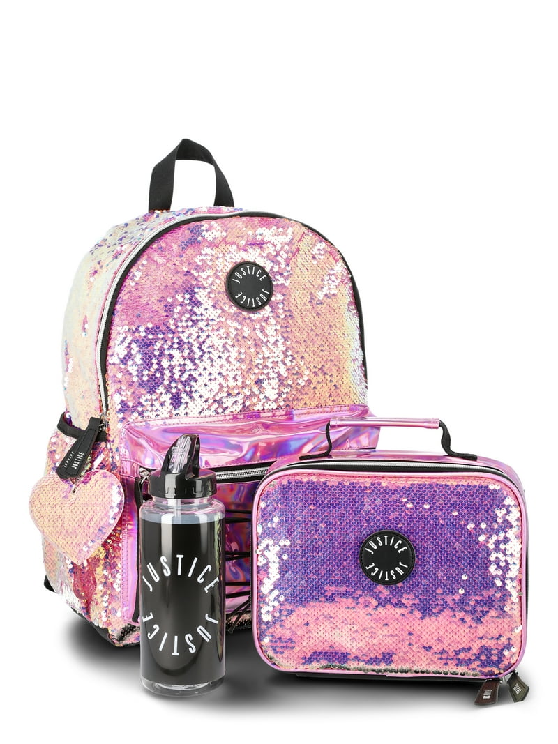 justice mini backpack multi sequin Owl Flip Smaller School TwinBunny Justice Sequence Bookbags Justice Sequin