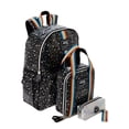 thumbnail image 1 of Justice Girls Stars 3-Piece Backpack Set Black, 1 of 6