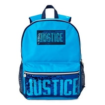 Justice Girls 17" Laptop Backpack Sequin Blue Black