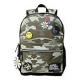 thumbnail image 1 of Justice Girls 17" Laptop Backpack Smiles Green Camoflauge, 1 of 5