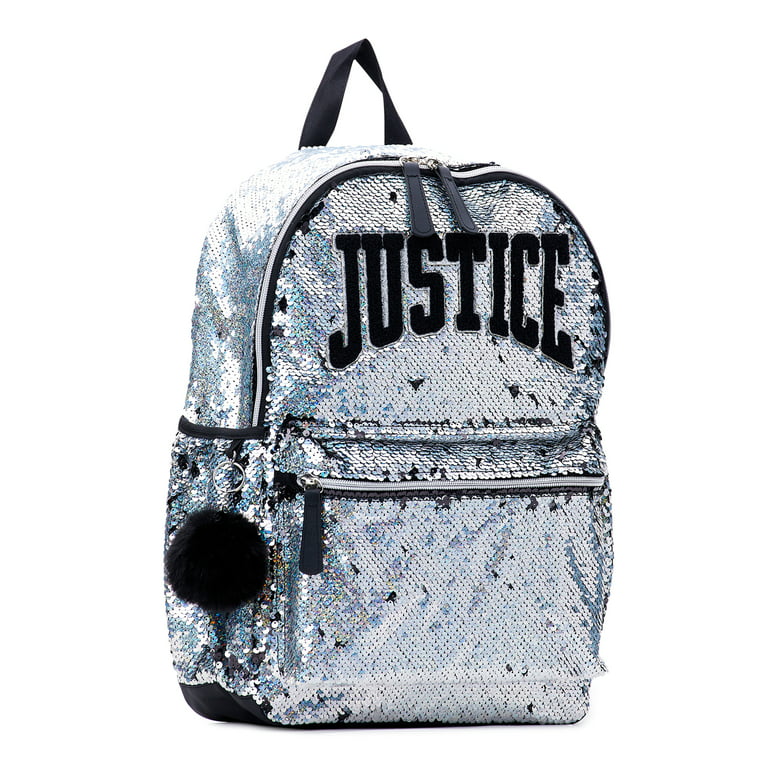 Justice Girls' Flip Sequin Backpack - 1 Each