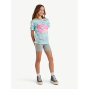Girls Tee & Bike Short Set, Sizes XS - XLP