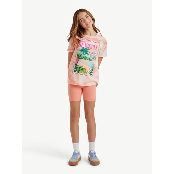 Justice Girls Tee & Bike Short Set, Sizes XS - XLP