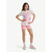 Justice Girls 2-Piece Tee & Bike Short Set, Sizes XS - XLP