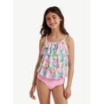 thumbnail image 1 of Justice Girls 2 piece Ruffle Tankini Swimsuit, sizes XS-XL, 1 of 7