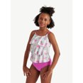 thumbnail image 1 of Justice Girls 2 piece Ruffle Tankini Swimsuit, sizes XS-XL, 1 of 6