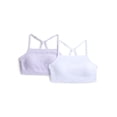 thumbnail image 1 of Justice Girls 2X2 Seamless Rib Bra, 2-Pack, Sizes 28-38, 1 of 6