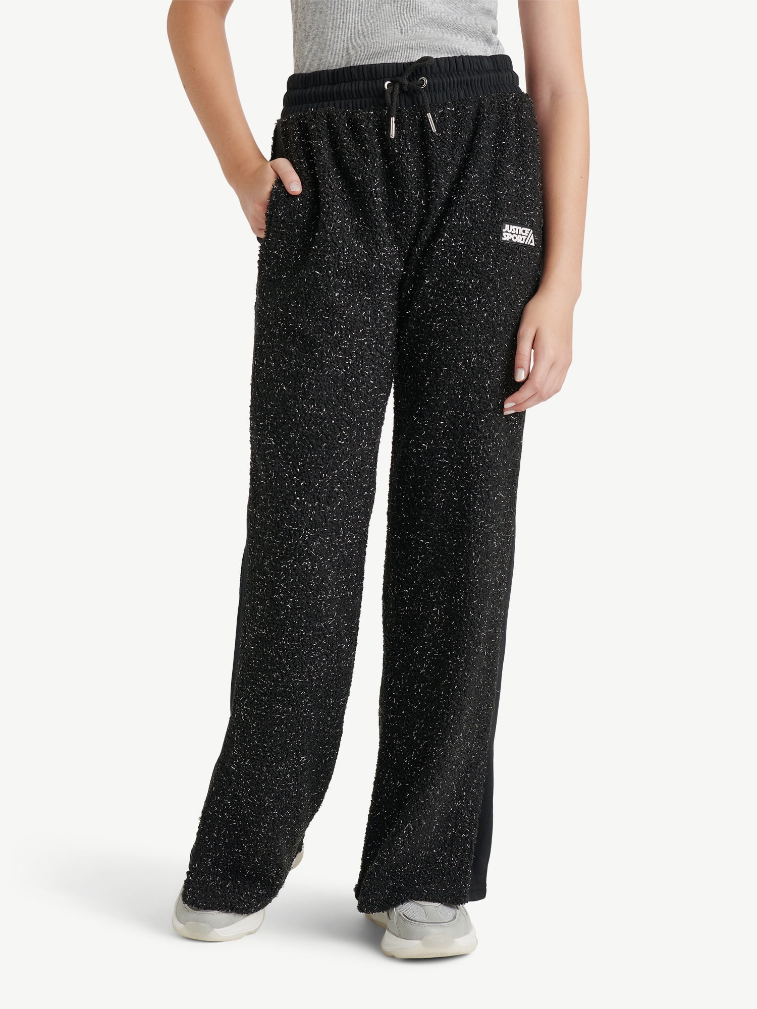 Justice Girls Active Wide Leg Sweatpants, Sizes XS-XLP