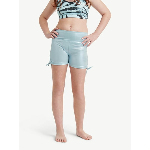 Justice Girls All Over Fashion Foil Dance and Gymnastics Short, Sizes XS - XL
