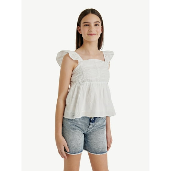 Justice Girls Babydoll Top, Sizes XS - XLP