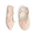 thumbnail image 1 of Justice Girls Ballet Shoes for Dance Class, Leather Sole with Adjustable Strap, Sizes 1-13, 1 of 1